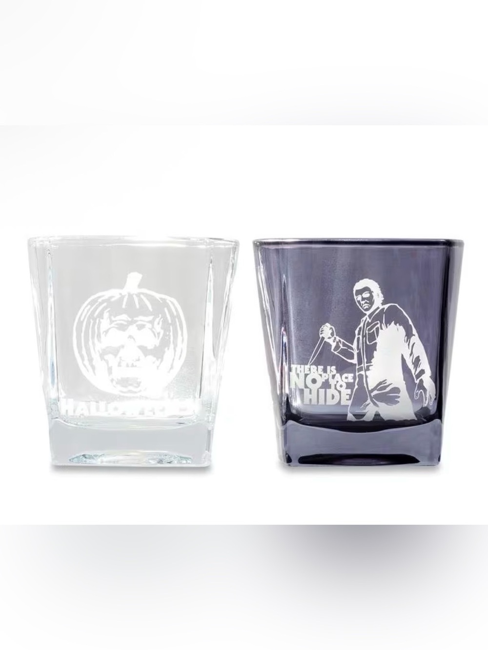 Halloween II Michael Myers 9-Ounce Etched Rocks Glasses | Set of 2